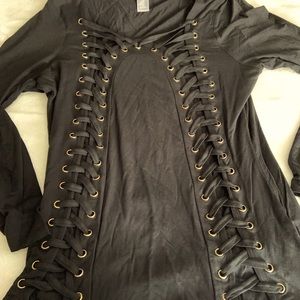 Venus Lace Up Long Sleeve